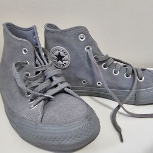 Converse Gray High-Top Sneakers